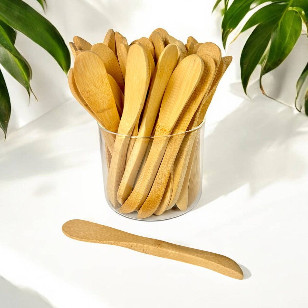 Bamboo Spreading & Butter Knife with Smooth Edge | Plastic-Free Kitchen Tool