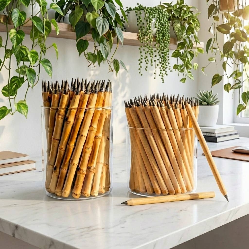 Never-Ending Bamboo Pencil – No Sharpening Required