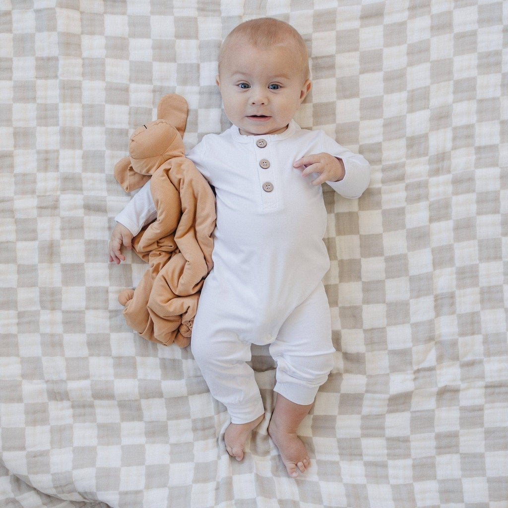 Bamboo Puppy Lovey Blanket | Baby Security Blanket