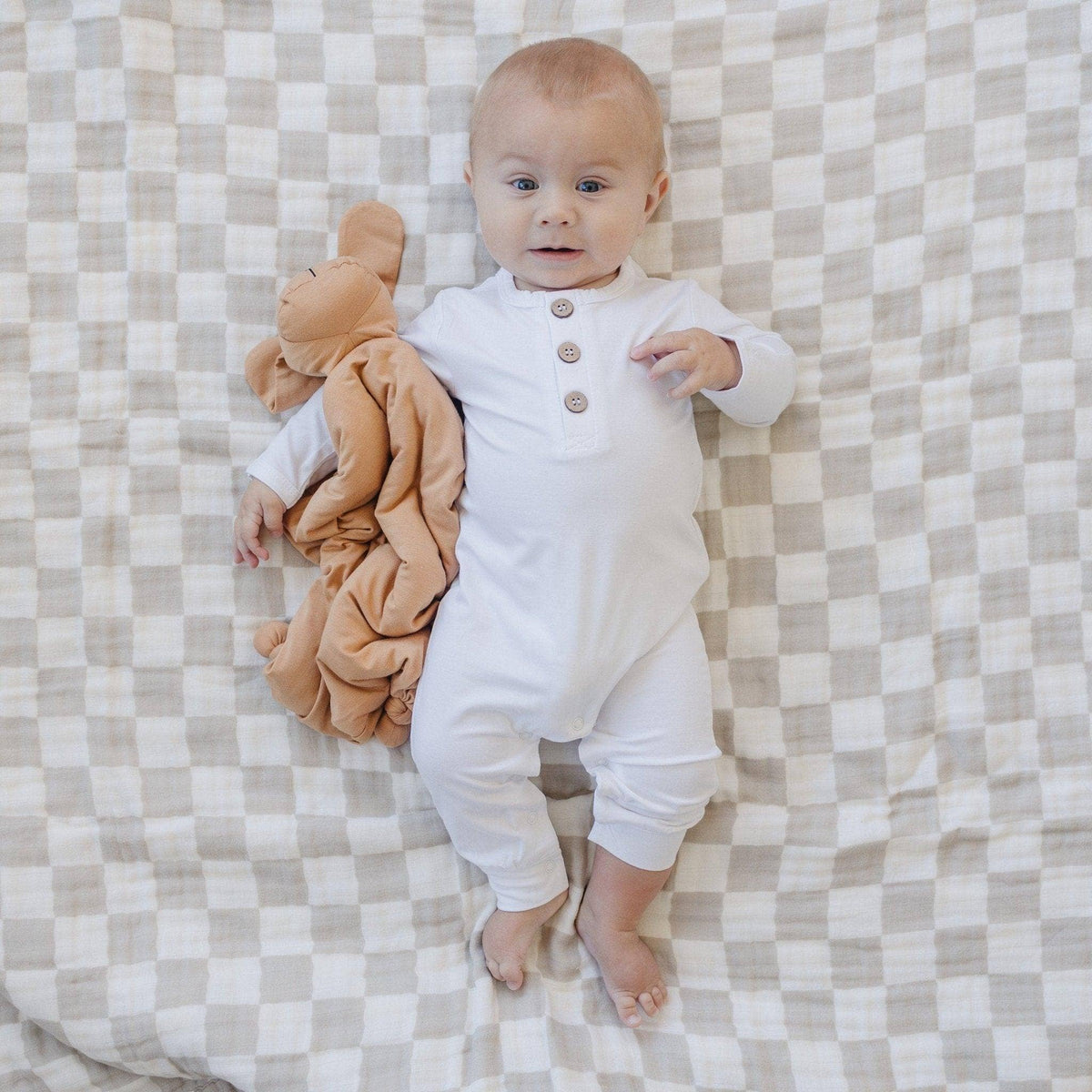 Bamboo Puppy Lovey Blanket | Baby Security Blanket