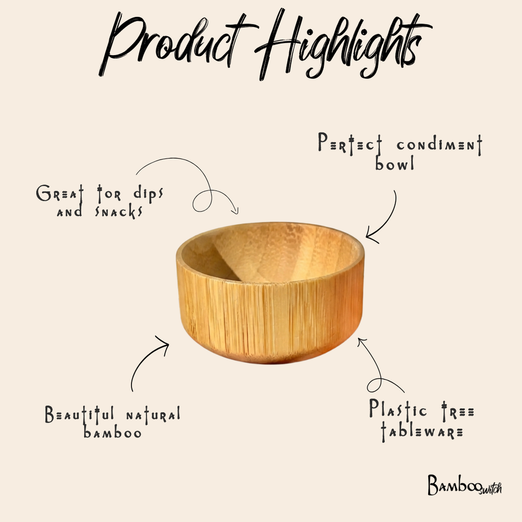 Mini Bamboo Bowl – Small Serving & Trinket Bowl