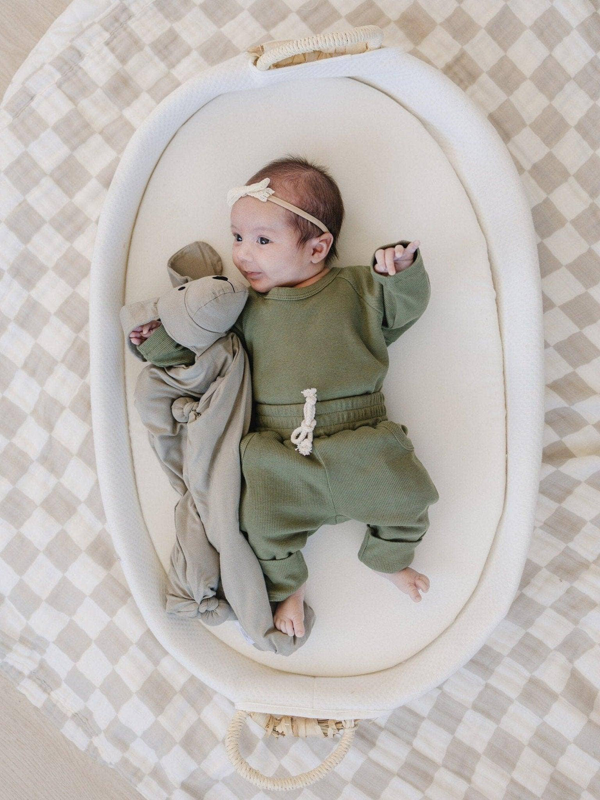 Bamboo Puppy Lovey Blanket | Baby Security Blanket