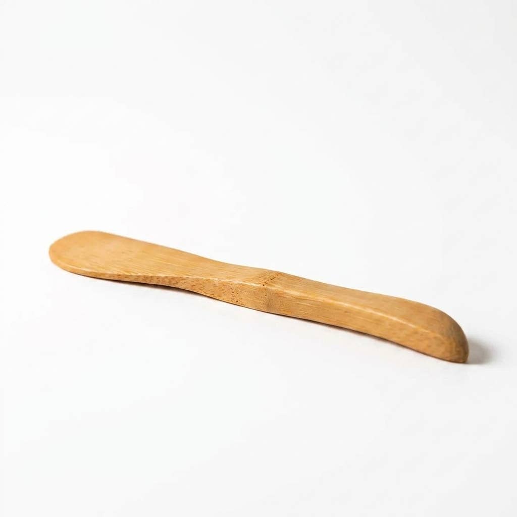 Bamboo Spreading & Butter Knife with Smooth Edge | Plastic-Free Kitchen Tool