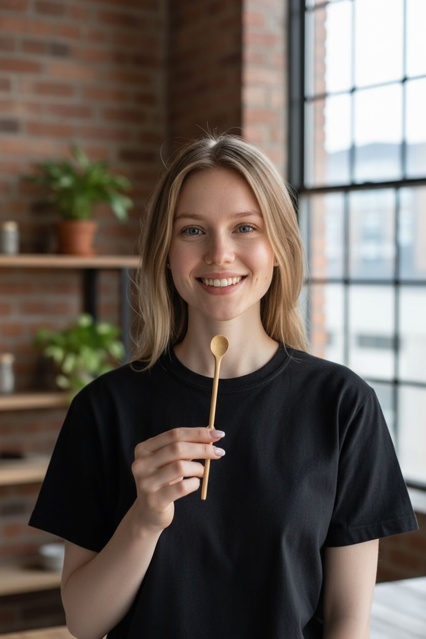 Bamboo Stir Spoons | Set of 4