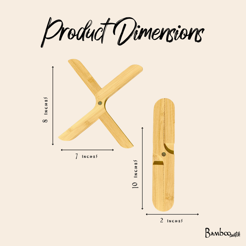 Bamboo Collapsible Trivet