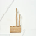Bamboo Toothbrush Family Stand