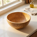 Bamboo Serving Bowl | Large Salad & Fruit Bowl