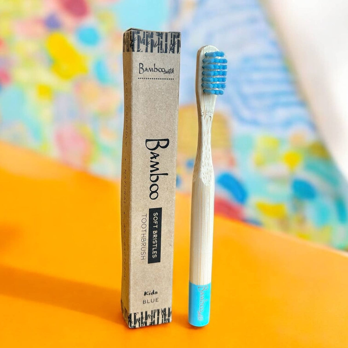 Bamboo Kids Toothbrush with Soft Bristles | Compostable Kids Oral Care