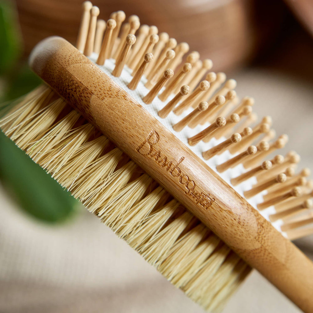 Bamboo Two-Sided Hairbrush