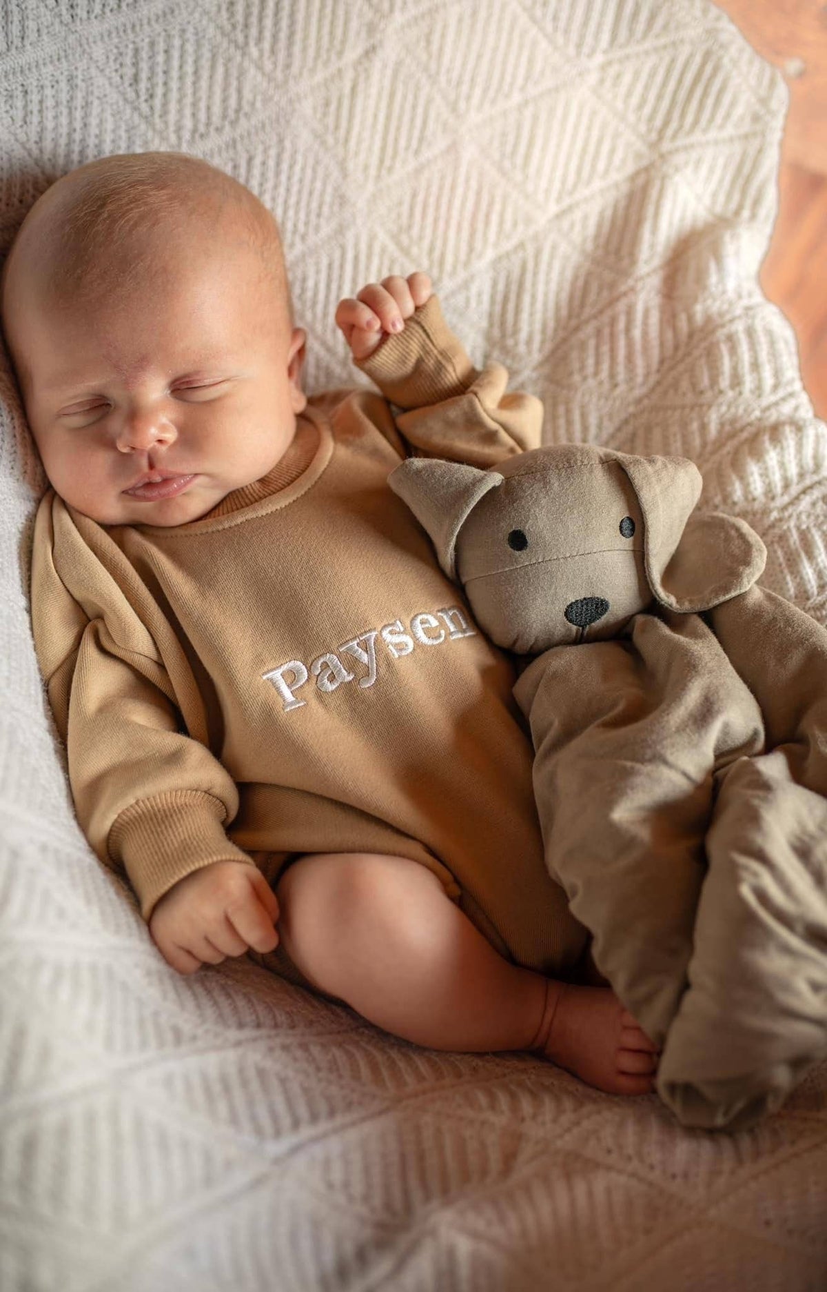 Bamboo Puppy Lovey Blanket | Baby Security Blanket