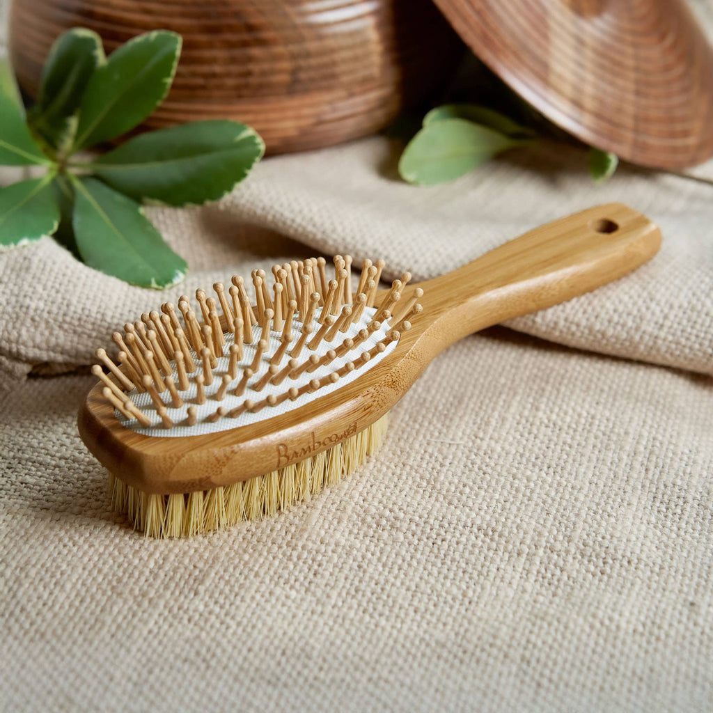 Bamboo Two-Sided Hairbrush