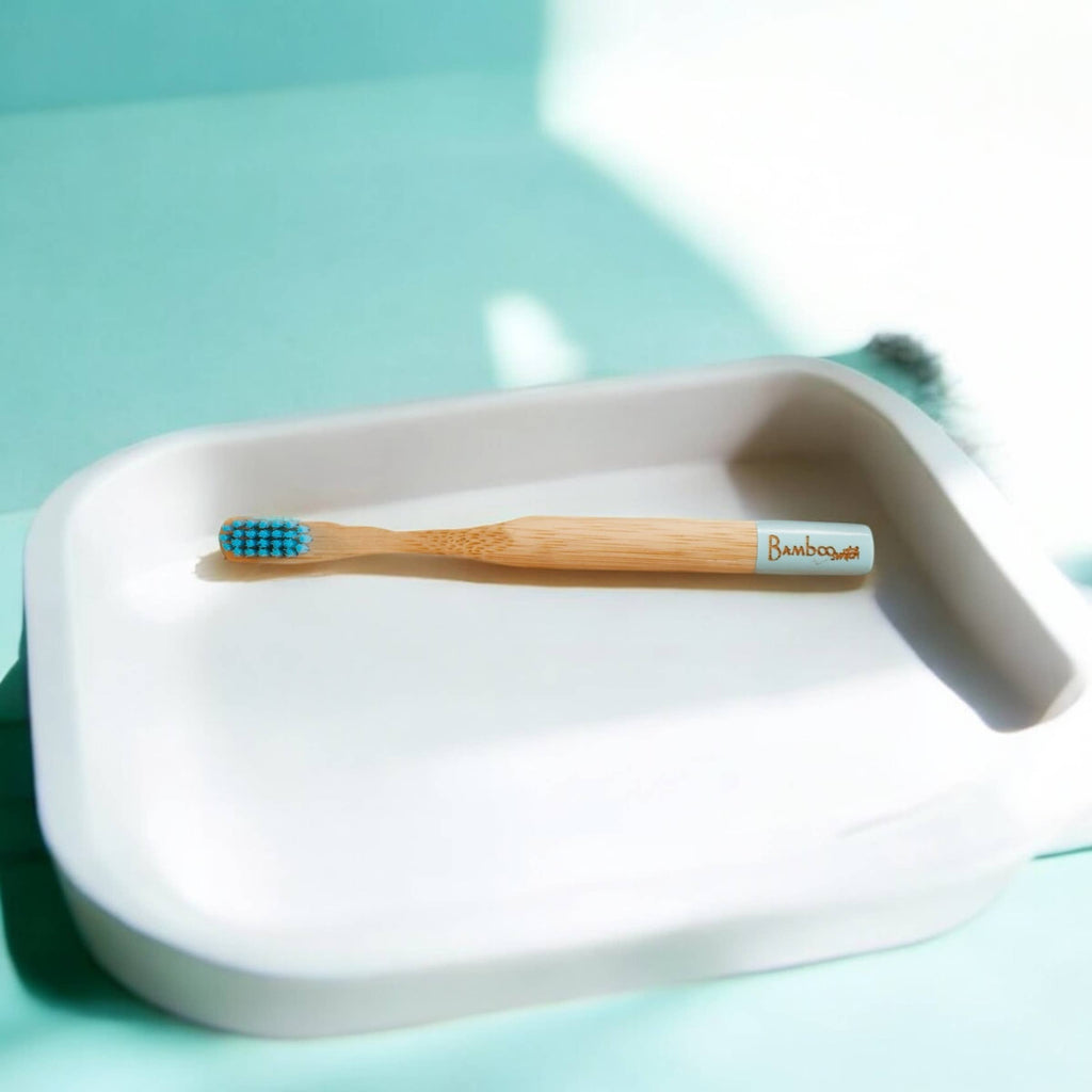 Bamboo Kids Toothbrush with Soft Bristles | Compostable Kids Oral Care