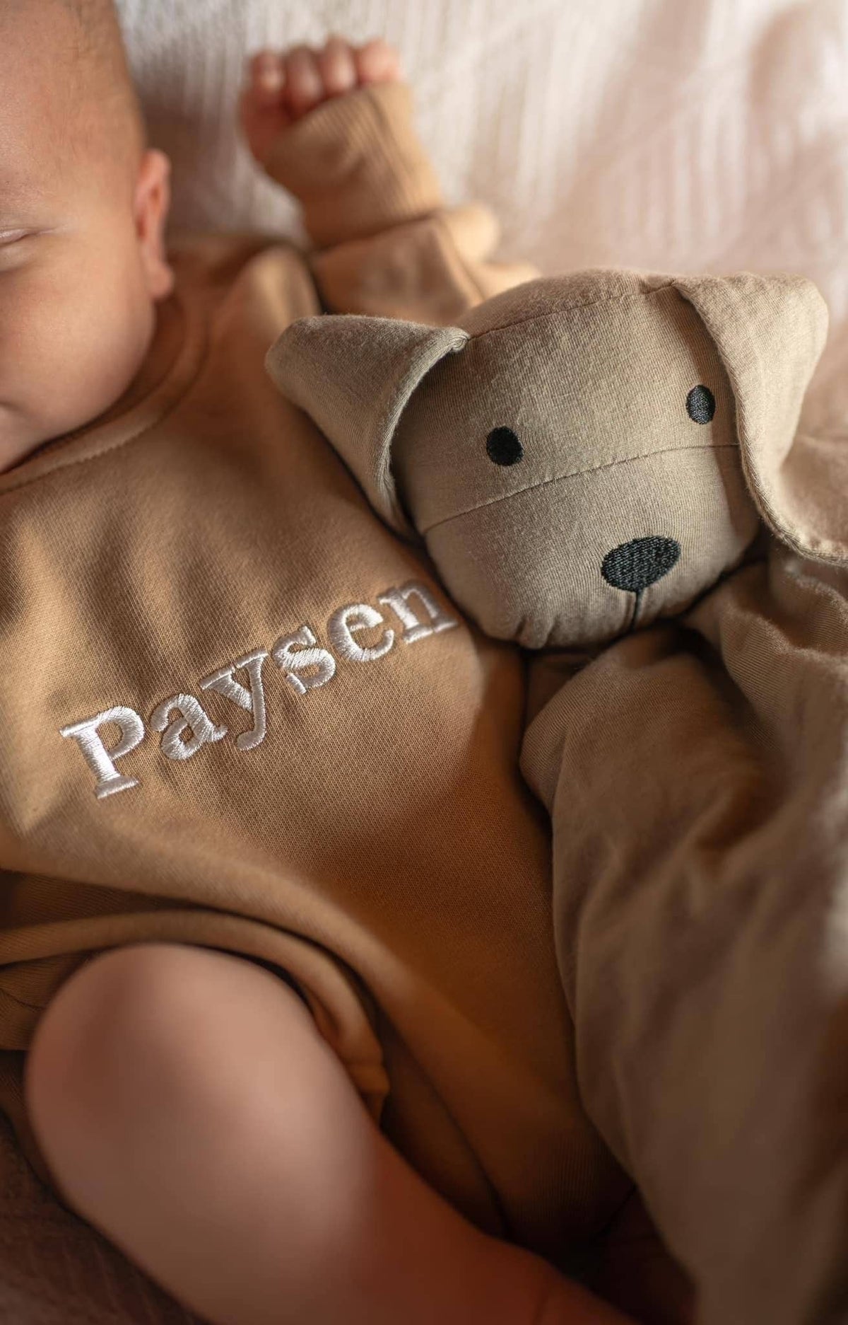 Bamboo Puppy Lovey Blanket | Baby Security Blanket