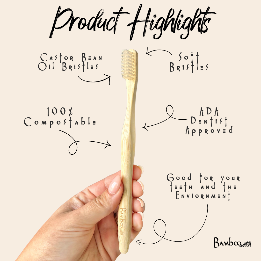 Compostable Bamboo Toothbrush