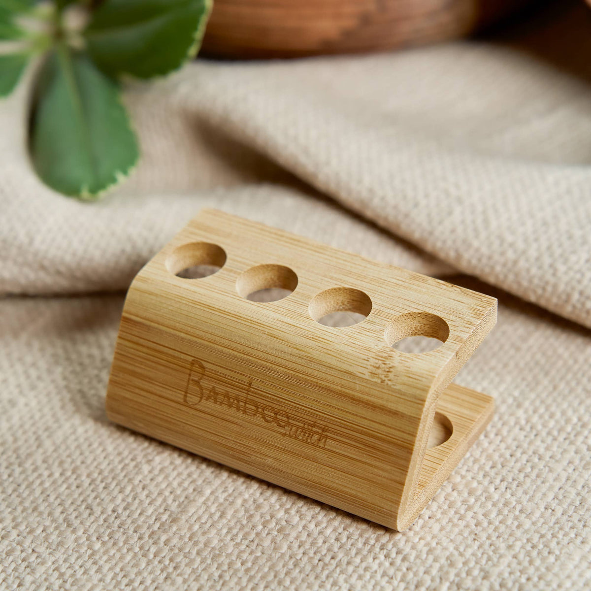 Bamboo Toothbrush Family Stand