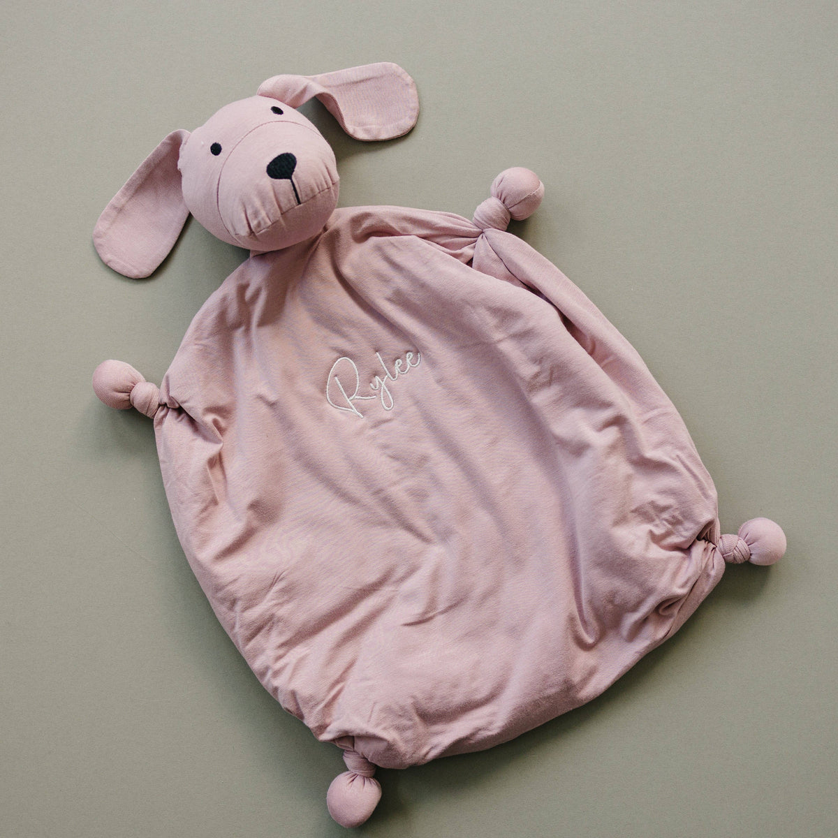 Bamboo Puppy Lovey Blanket | Baby Security Blanket