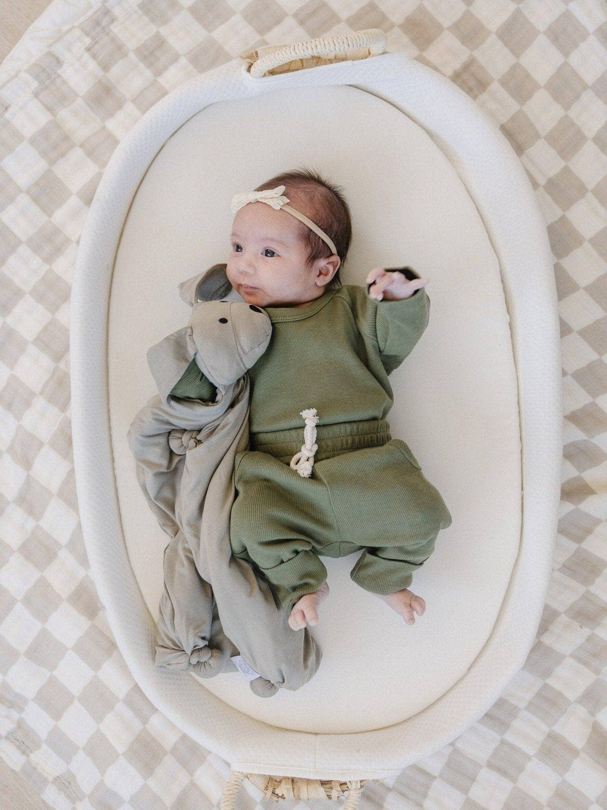 Bamboo Puppy Lovey Blanket | Baby Security Blanket
