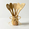 Bamboo Kitchen Utensil Set — 6 Piece