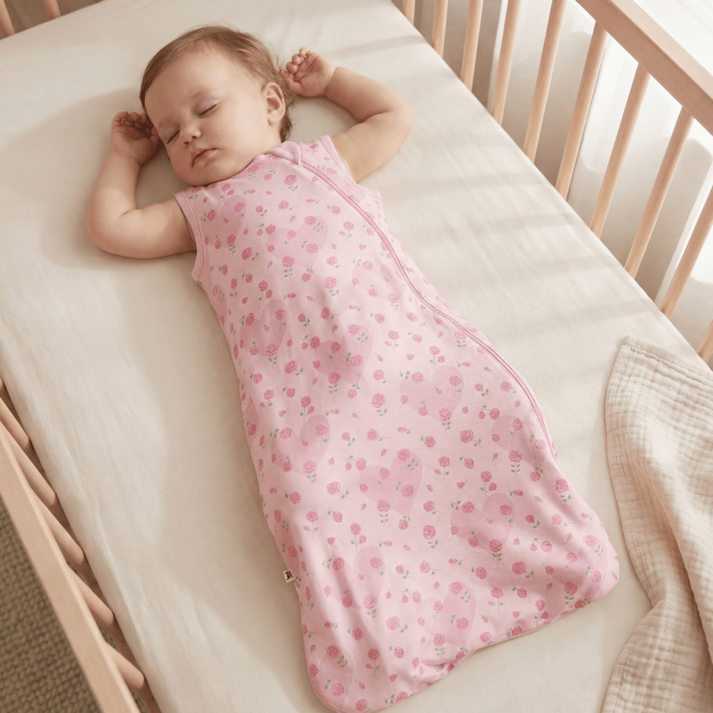 Bamboo Sleep Sack — Double Love Print