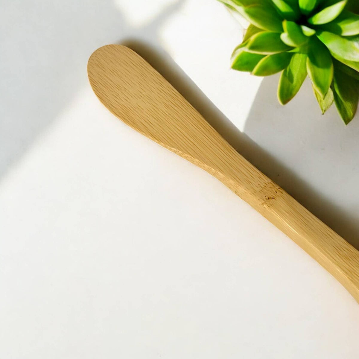 Bamboo Spreading & Butter Knife with Smooth Edge | Plastic-Free Kitchen Tool