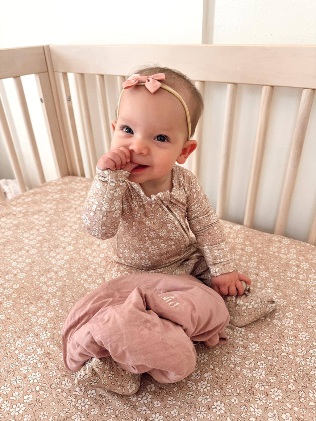 Bamboo Puppy Lovey Blanket | Baby Security Blanket