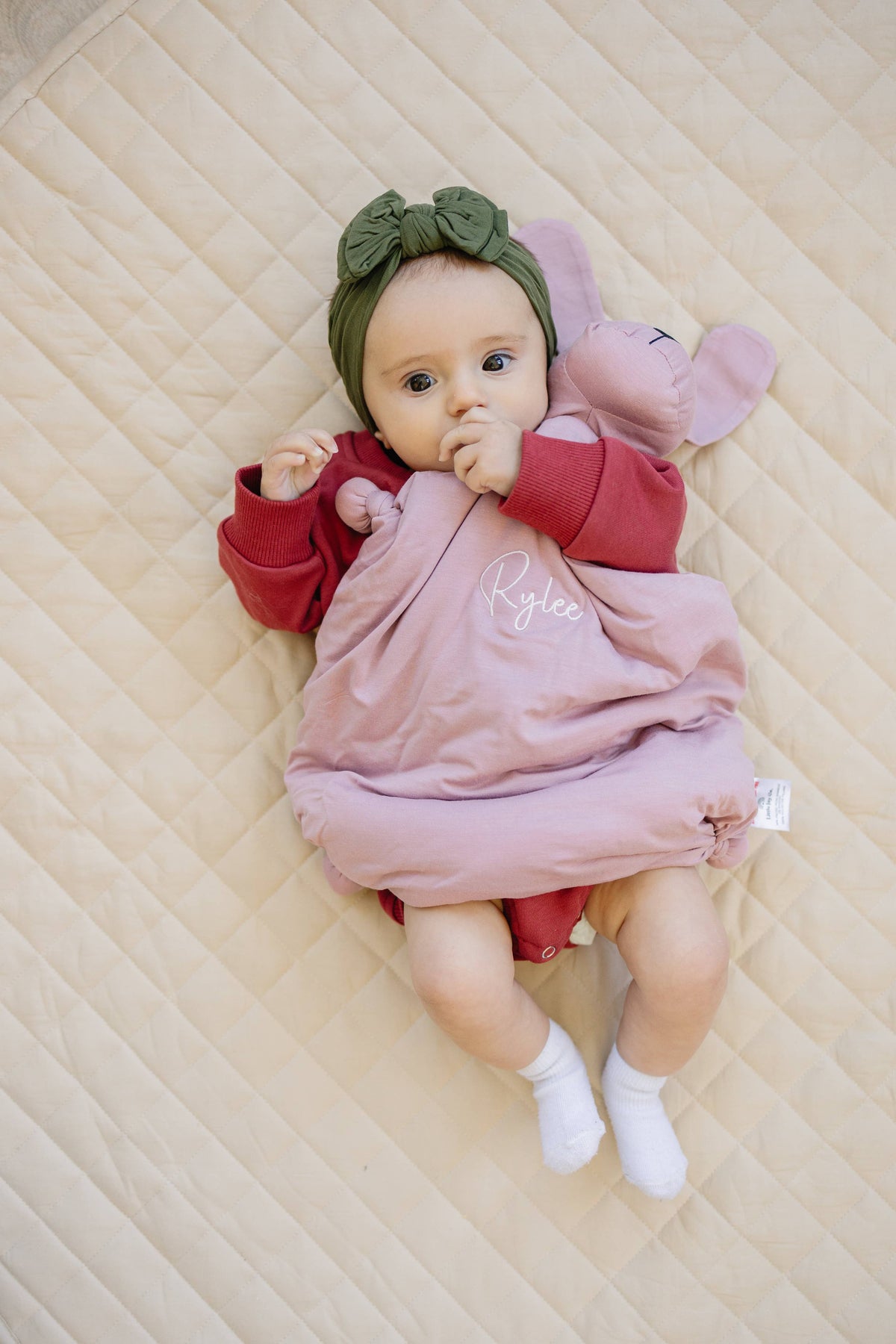 Bamboo Puppy Lovey Blanket | Baby Security Blanket