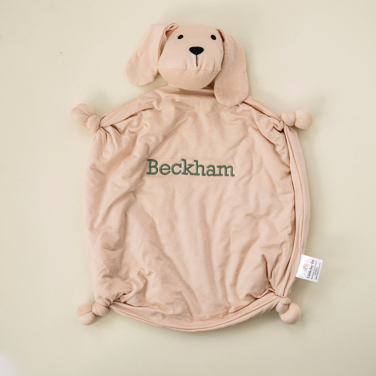 Bamboo Puppy Lovey Blanket | Baby Security Blanket