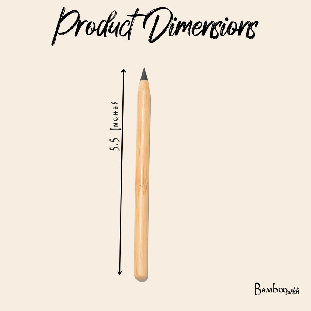 Never-Ending Bamboo Pencil – No Sharpening Required