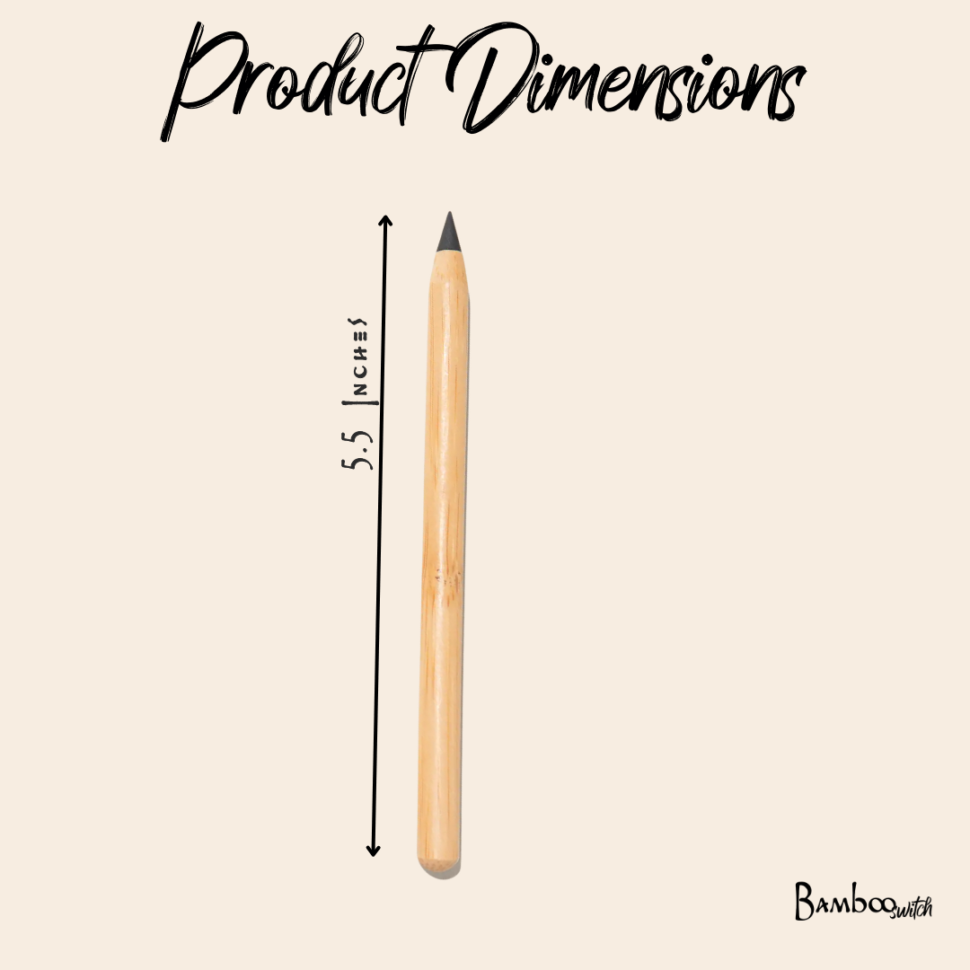 Never-Ending Bamboo Pencil – No Sharpening Required